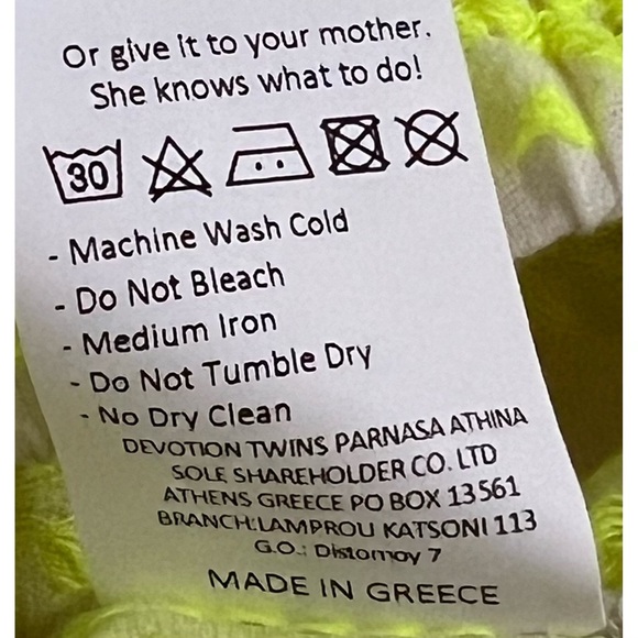 Anthropologie Devotions Twin Petra Embroidered Lime Two Piece Set Size 8/10 NWT - Picture 7 of 16